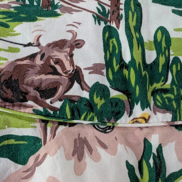 Emily and Fin Cowboy Western Cotton lined Pencil Skirt - ADORABLE - Picture 3 of 5